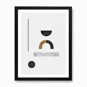 Abstract Geometric Iii Art Print