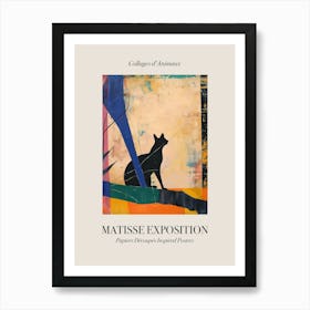 Cat 1 Matisse Inspired Exposition Animals Poster Art Print