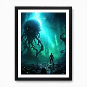 Aliens And Monsters Art Print