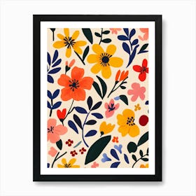 Floral Pattern 13 Art Print