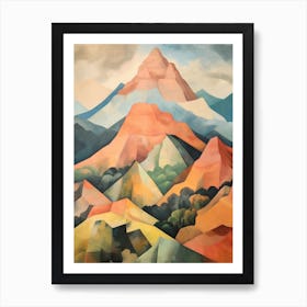 Mount Kanlaon Philippines Mountain Painting Art Print