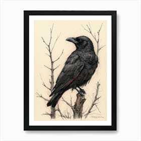 Crows 3 Art Print