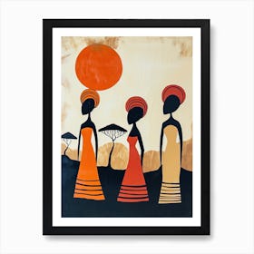 African Women, Print 40 Art Print