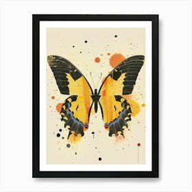 Yellow Butterfly 2 Art Print