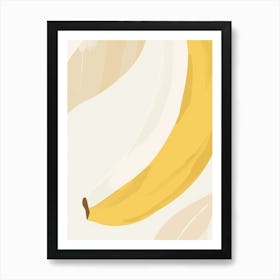 Bananas Close Up Illustration 2 Art Print