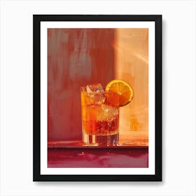 Aperol Spritz Orange 67 Art Print