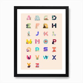 A To Z Animals Poster