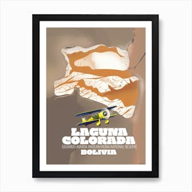 Laguna Colorada Bolivia Art Print