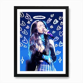 Olivia Rodrigo angel love Art Print