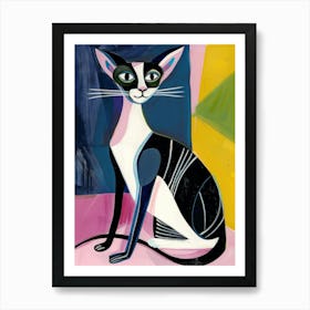 Cat Illustration 1 Art Print