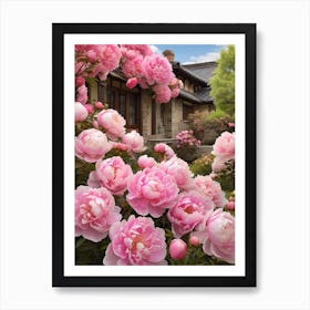 Pink Peonies Art Print