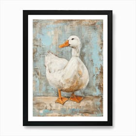 Duck Painting 543 Art Print