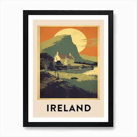 Vintage Travel Poster Ireland 5 Art Print