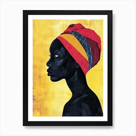 The African Woman; A Boho Shanty Art Print