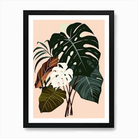 Tropical Leaves 156 Art Print