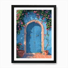 Blue Door 54 Art Print