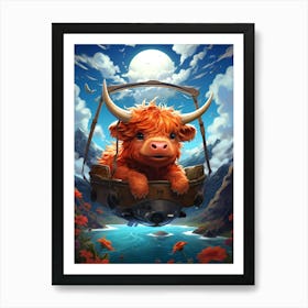 Highland Cow 1 Art Print