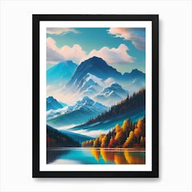 Mountain Lake 13 Art Print