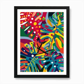 Tropical Leaves Art Print