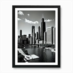 Chicago Skyline 2 Art Print