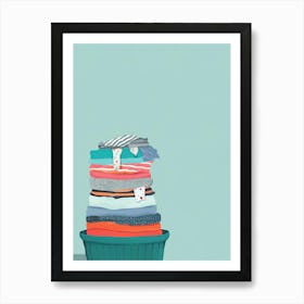 Laundry Basket 7 Art Print
