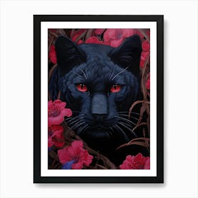 Black Panther 4 Art Print