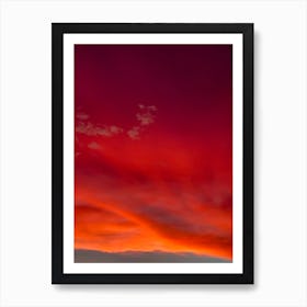 Sunset Sky Art Print