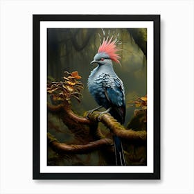 Rainforest Rhapsody: Pigeon Bird Poster Art Print