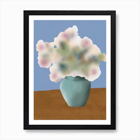 Suggestive flower Art Print