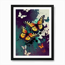 Butterfly Painting 198 Art Print