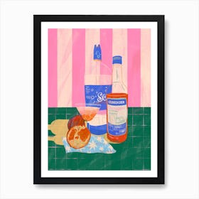 Soda And Grenadine Art Print