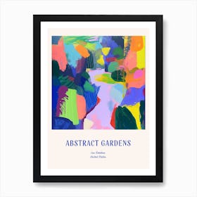 Colourful Gardens Leu Gardens Usa Blue Poster Art Print