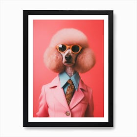 A Poodle Dog 8 Art Print