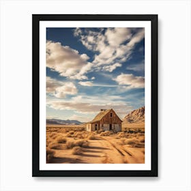 Old House In The Desert Art Print