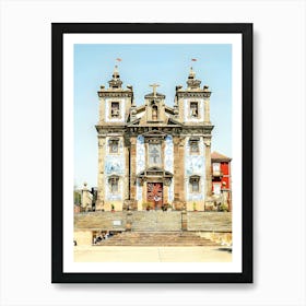 Church Of Saint Ildefonso, Porto, Norte Region, Portugal Art Print