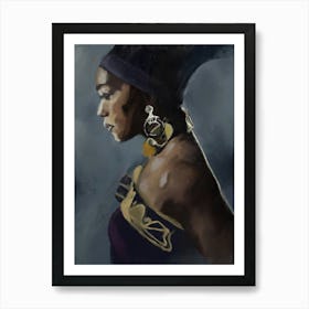 Angela Bassett Art Print