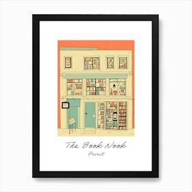 Beirut The Book Nook Pastel Colours 1 Poster Art Print