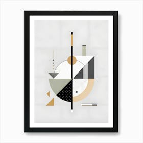 Abstract Geometric Pattern Art Print