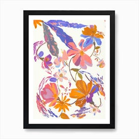 Colorful Flowers 2 Art Print