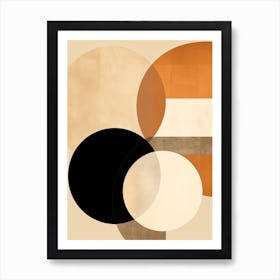 Dreamy Desert Polygons Art Print