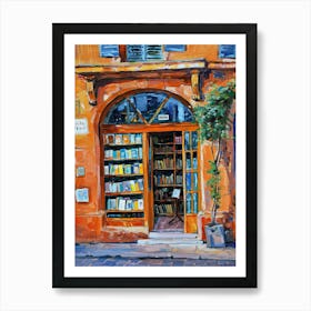 Lyon Book Nook Bookshop 4 Art Print