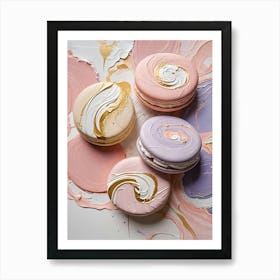 Luxury Macarons no1 Art Print