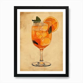 Aperol Spritz Art Print 115 Art Print