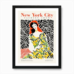 NYC FASHIONSHOW Art Print