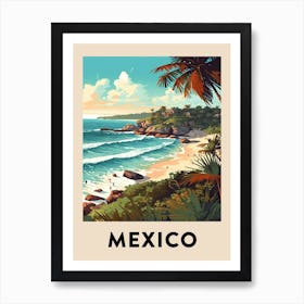 Vintage Travel Poster Mexico 10 Art Print