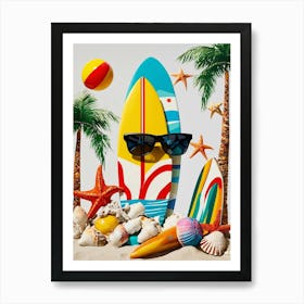 Surfboards Art Print