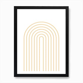 Minimalist Boho Rainbow Art Print