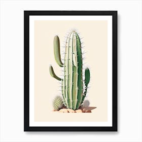 Trichocereus Cactus Marker Art 1 Art Print