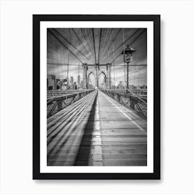 New York City Brooklyn Bridge Art Print