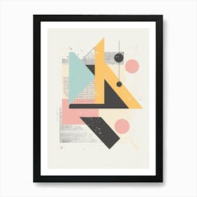 Abstract Geometric Painting Art Print